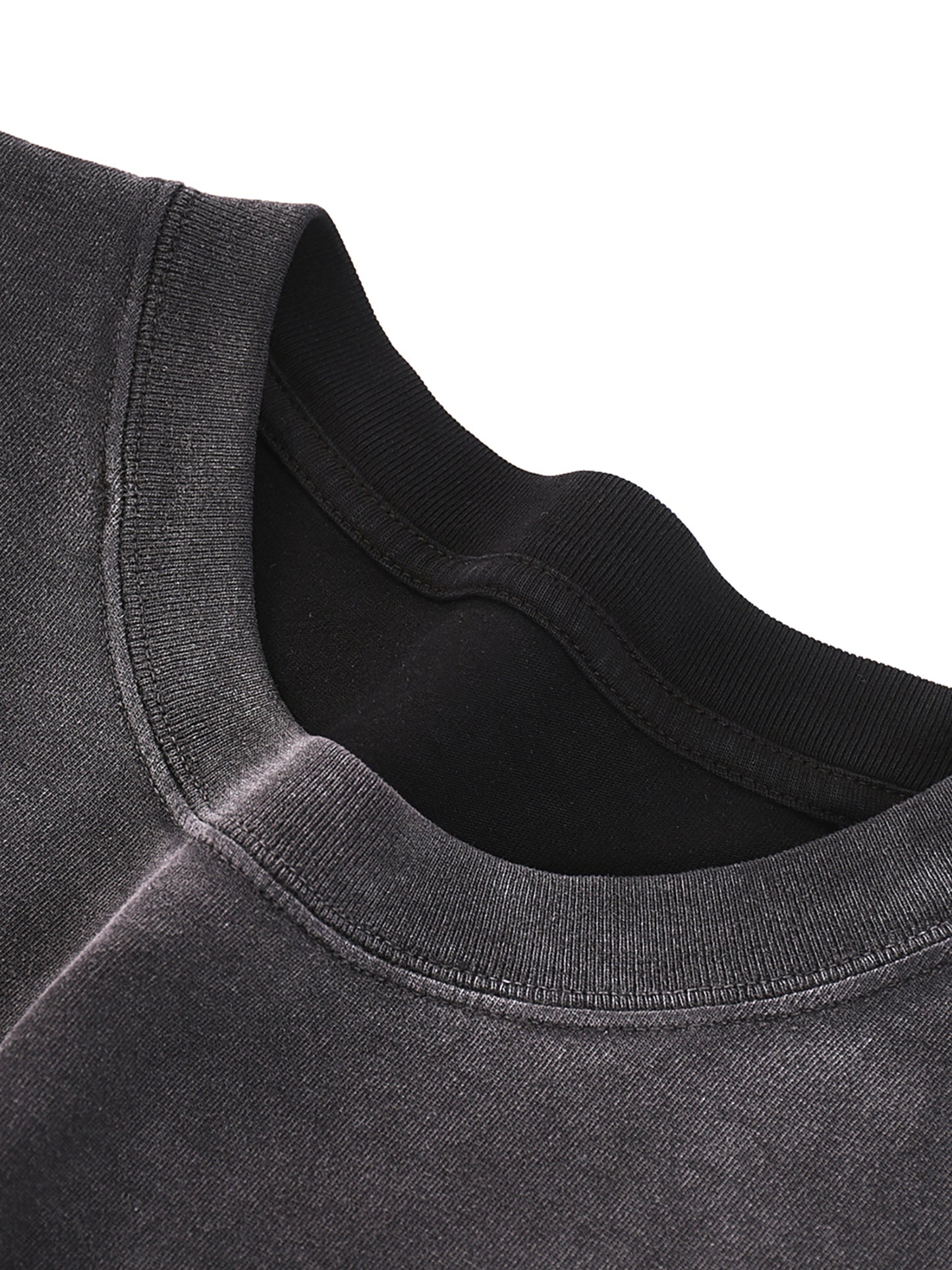 初心 The Original Heart - Unisex Gradient Vintage Washed Long Sleeve Tee