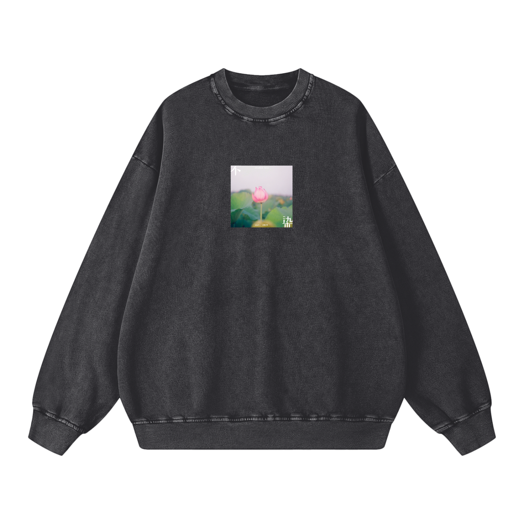 sweatshirt,unisex,acid wash