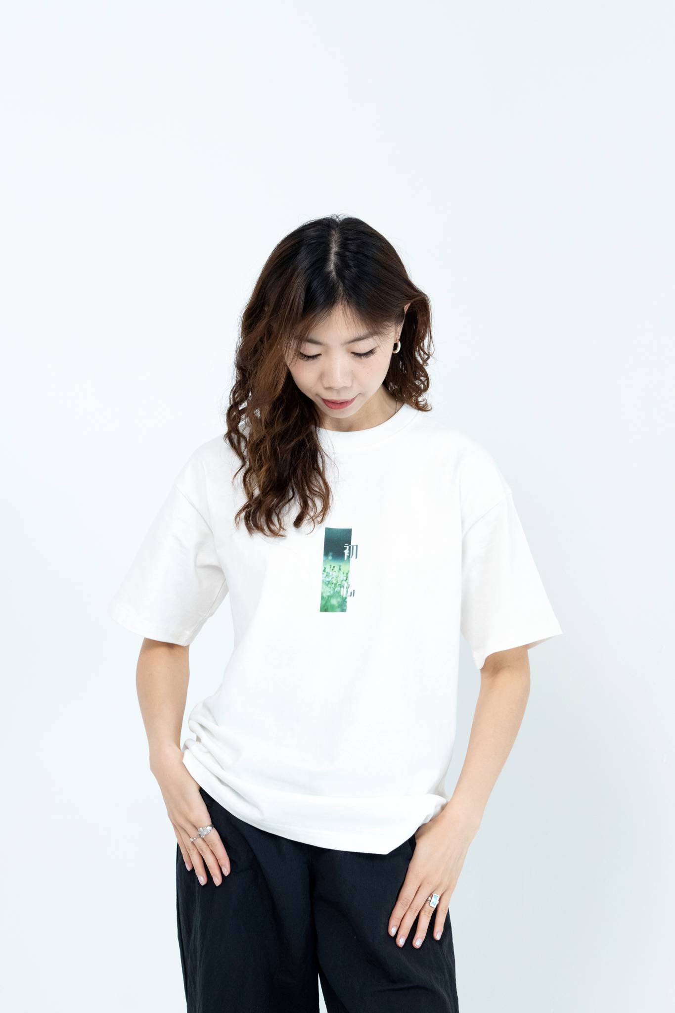 初心 Enzyme Washed Cotton Tee