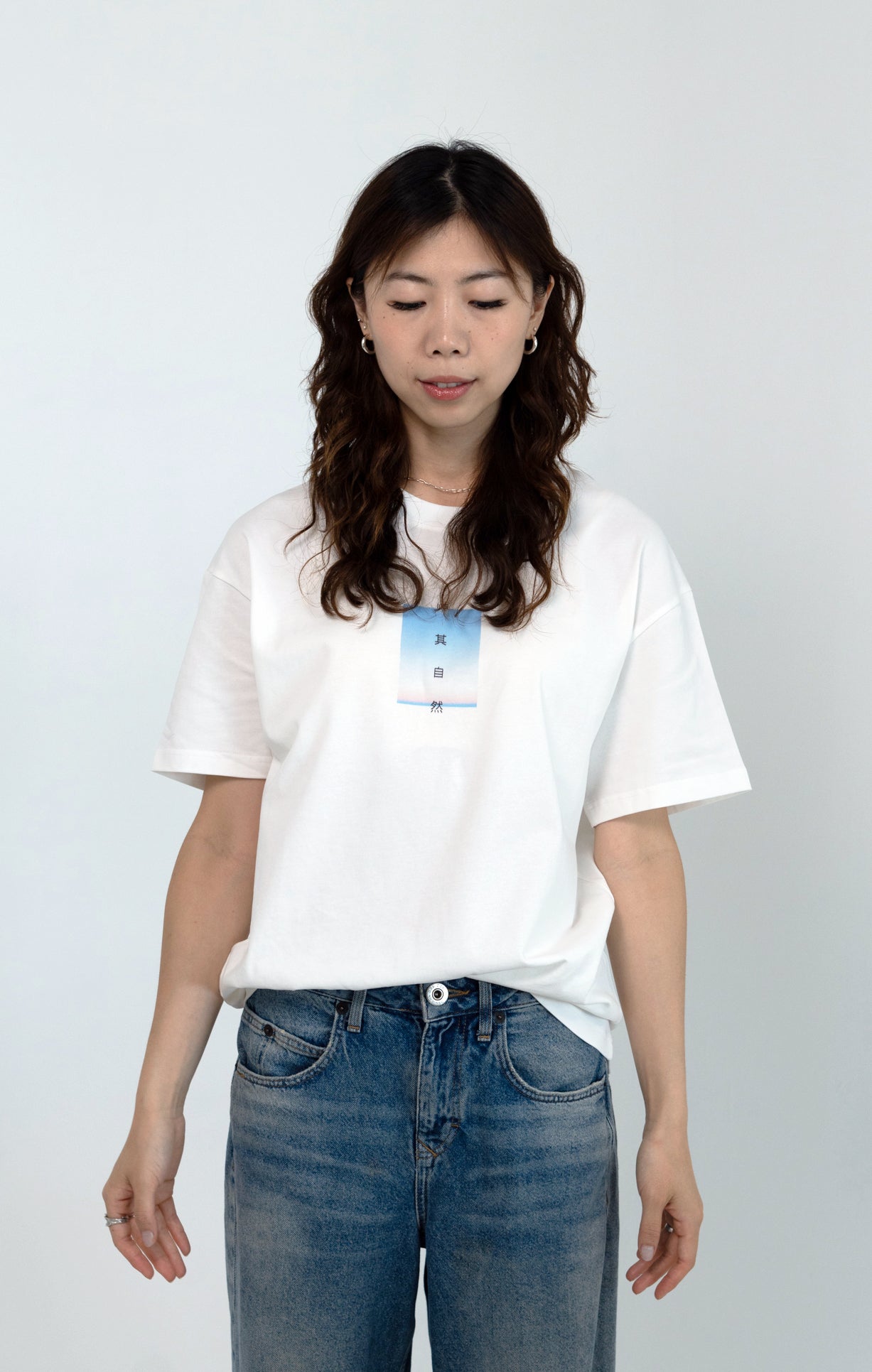順其自然 Go with the Flow - Enzyme Washed Cotton Tee