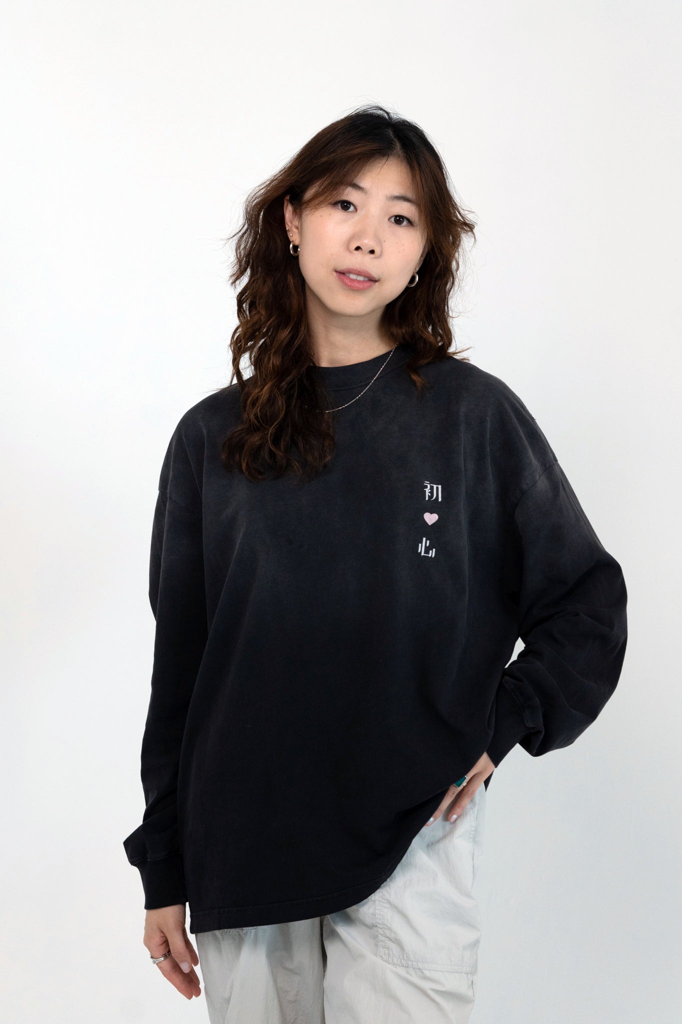 初心 Gradient Vintage Washed Long Sleeve