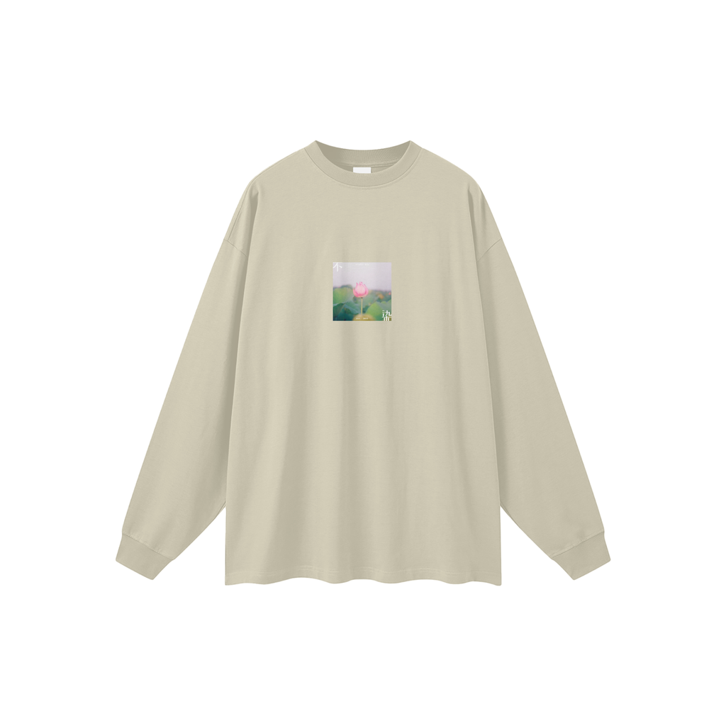 不染 Untainted - Unisex 305G FOG 100% Cotton Long Sleeve Tee